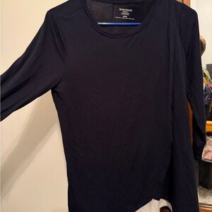 Motherhood Maternity Navy Long Sleeve Top